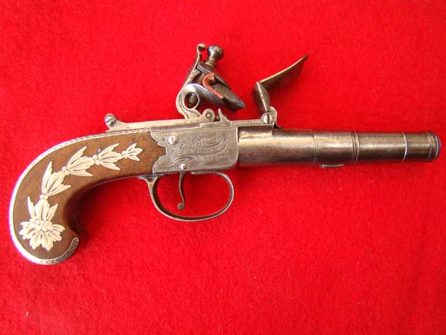 Fine Pair of English Flintlock Box-Lock Pistols by Durs Egg, London, Circa 1780 — image 4